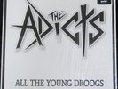 THE ADICTS - ALL THE YOUNG DROOGS LP WHITE VINYL POSTER MINT. PUNK. 300 PRESSED