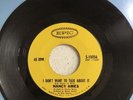 Northern soul vinyl  Nancy Ames. I don’t want to talk about Vg++. Original issue