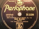 The Chocolate Dandies, Emmett Miller 78rpm Dee Blues Ghost of Saint Louis 78rpm