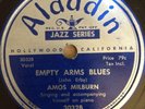 Amos Milburn - Roomin' House Boogie / Empty Arms Blues - Aladdin records - 78rpm