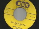 ROCKABILLY  - MICKEY GILLEY -  GRAPEVINE  - HEAR BOTH-  1959 REX