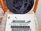 GUNS N' ROSES NOVEMBER RAIN/SWEET CHILD/PATIENCE RARE UK 12 INCH ETCHED DISC