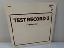 TEST RECORD 3 Dynamics Opus 3 Stero/Mono 8300 LP