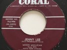 ROCKABILLY Moon Mullican JENNY LEE Coral 45 rare Canadian pressing rocker