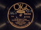 78 RPM -- Clarence Williams' Washboard Band, Okeh 8738, EE-  Jazz