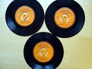 FATS DOMINO, HOLLYWOOD FLAMES, THE PETS single sided Orange LONDON vinyl records