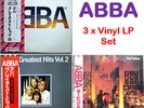 3xVinyl Set ???? Greatest Hits 24 Greatest Hits Vol. 2 The Visitors ABBA Japan