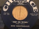 DIXIE NIGHTINGALES gospel soul 45 Keep On Trying / I Don't Know   Chalice