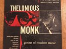 Blue Note 5002 10” Microgroove Jazz LP Thelonious Monk Genius Of Modern Music