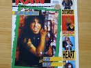 RAW MAGAZINE ISSUE 2 SLAYER W.A.S.P. DIO DEE SNIDER HEART RUSH BLACK SABBATH