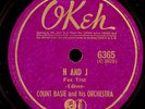 COUNT BASIE & ORCH. H and J / Diggin' for Dex    Schellackplatte   78rpm X2713
