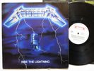 METALLICA - Ride the Lightning LP Roadrunner 1984