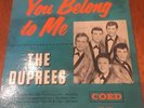 THE DUPREES - YOU BELONG TO ME 1962 - ROCK, FUNK/SOUL, DOO WOP LP
