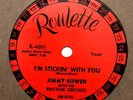 VERY RARE Jimmy Bowen 78 RPM- I'm Stickin' With You- Ever Lovin' Fingers NICE