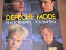DEPECHE MODE RARE CONCERT POSTER 16th-17th-18th NOVEMBER 1987 BERCY PARIS FRANCE