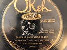 Okeh 8501 JESSE MAY HILL & SISTERS  Earth Is No Resting Place  78rpm 1927 V+