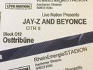 Jay-z and Beyonce Köln 2 Sitzplatz Tickets