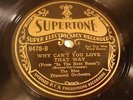 JAZZ LOU GOLD ORCH Why Can't You Love That Way / Bottoms Up SUPERTONE 9478   E