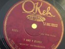 PRE-WAR BLUES MOOCH RICHARDSON T&T BLUES/LOW DOWN BARRELHOUSE #1  8554 V