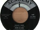Ann Byers - Dead End - Where Oh Where - Academy109  HEAR