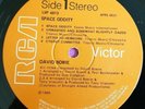 David Bowie LP Space Oddity UK Orange RCA press 1E 1E Textured label 1 side