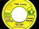 PINK FLOYD Free Four Vinyl Record 7 Inch Italian Harvest 3C 006-05086 1972 EX
