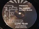 DJ Harry & Point Blank 'CAPE FEAR' -Single sided promo 2 mixes / Hardcore DnB '9