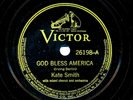 KATE SMITH on E- 1939 Victor 26198 - GOD BLESS AMERICA (The Original Record)