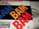 THE RAY BROWN TRIO : BAM BAM BAM LP 1989 CONCORD JAZZ GERMANY