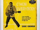 EDDIE COCHRAN-C'MON EVERYBODY 1961 EP-V RARE YELLOW COVER VINTAGE UK LONDON VG+