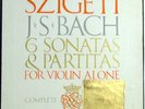 JOSEPH SZIGETI Solo Violin BACH 6 Sonatas & Partitas USA VANGUARD 627/9 3LP BOX