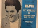 Elvis Presley Rare Ep Ps 45 RCA Victor 49.555 Let Yourself Go Speedway French
