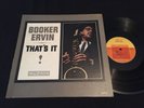 BOOKER ERVIN  That's It  CANDID  CJM 8014  Deep Groove  MONO  ORIGINAL 1961