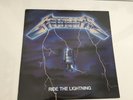 Metallica Ride The Lightning Used LP 1984 Music For Nations VG and Mint Insert