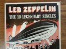 Led Zeppelin The 10 Legendary Singles Vinyl Box Set Rare Import OOP