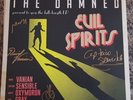 THE DAMNED EVIL SPIRITS SIGNED WHITE VINYL NEW With pic and card.