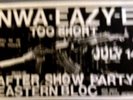 NWA - Eazy-E - Too Short After show party flyer Designed & Signed by Frank Kozic