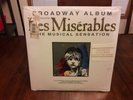LES MISERABLES The Musical Sensation Broadway Album 2 Record set Vinyl NEW