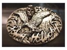 JOHNNY HALLYDAY-RARE -PIN'S TOUT EN RELIEF TAILLE D UNE BOUCLE DE CEINTURON