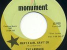 THE HANGMEN What A Girl Can't Do/The Girl Who Faded Away 7