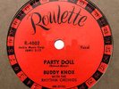 VERY RARE Buddy Knox 78 RPM - Party Doll - My Baby's Gone - Roulette 4002 NICE