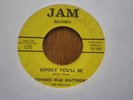Johnnie Mae Matthews 45 Lonely You'll Be JAM