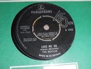 The BEATLES Love Me DO BLACK LABEL **SOLD IN THE UK TEXT**  7