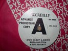 BUDDY BRITTEN, SHE'S ABOUT A MOVER,  PICCADILLY RECORDS DEMO 1965  EX+