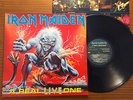 IRON MAIDEN A REAL LIVE ONE LP 1993 GTFLD INNER SLV EX CONDIT__ no prayer dead