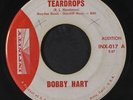 BOBBY HART: Too Many Teardrops / The People Next Door 45 (dj, xol, plays well)