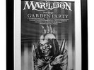 MARILLION+Garden Party+POSTER+AD+RARE+ORIGINAL 1983+FRAMED+EXPRESS GLOBAL SHIP
