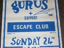 HOODOO GURUS RARE CONCERT POSTER SUNDAY 24th NOVEMBER 1985 ESCAPE CLUB BRIGHTON