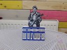 STUART ADAMSON, BIG COUNTRY , HAND MADE WOODEN ORNAMENTAL FIGURE