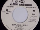 FLEETWOOD MAC: Rattlesnake Shake / Coming Your Way REPRISE NM DJ Promo 45